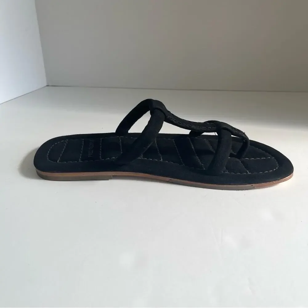 Free People 8.5 Black Strap Hadden Sandal